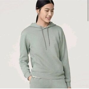Women's allbirds size small R & R organic cotton blend sweatshirt hoodie Green